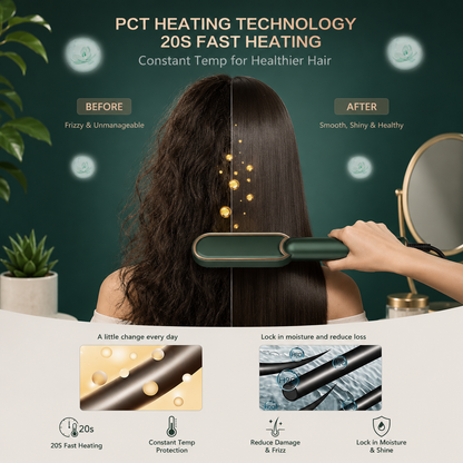 EverNestly™ SmoothPro Straightening Brush