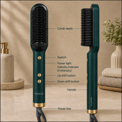 EverNestly™ SmoothPro Straightening Brush