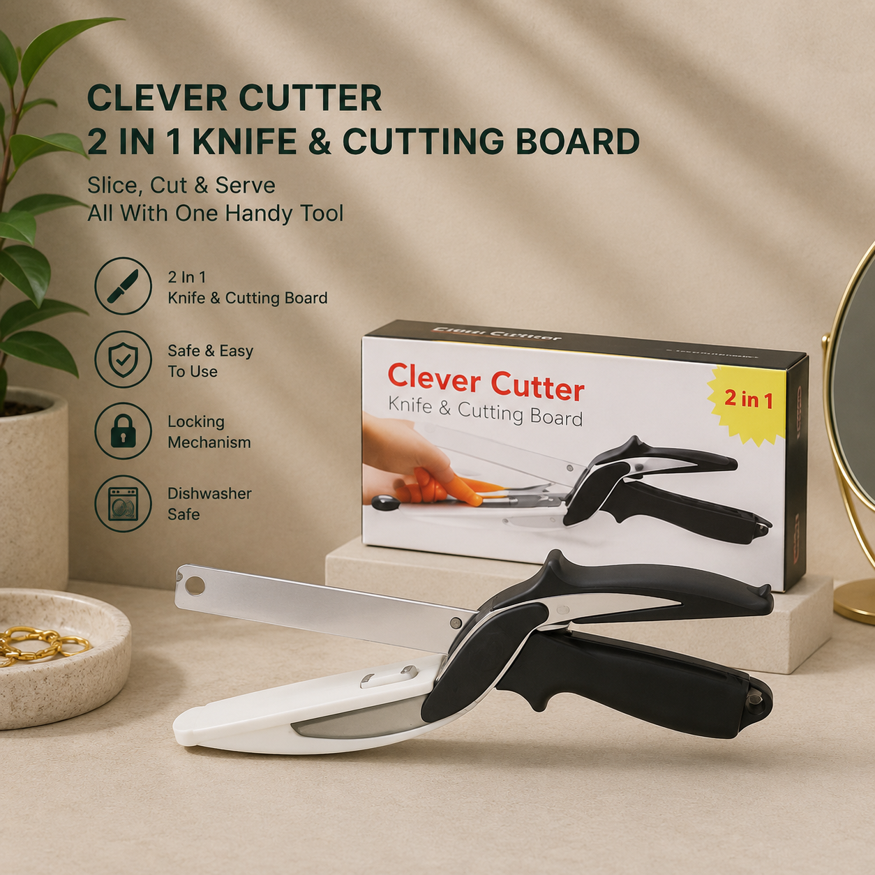 EverNestly™ SlicePro Kitchen Clever Cutter