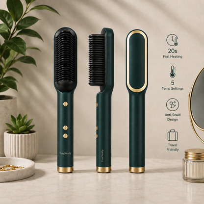 EverNestly™ SmoothPro Straightening Brush